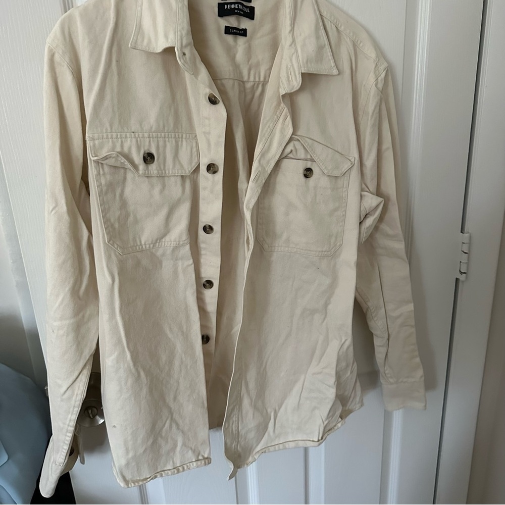 Cream Button Down Shirt